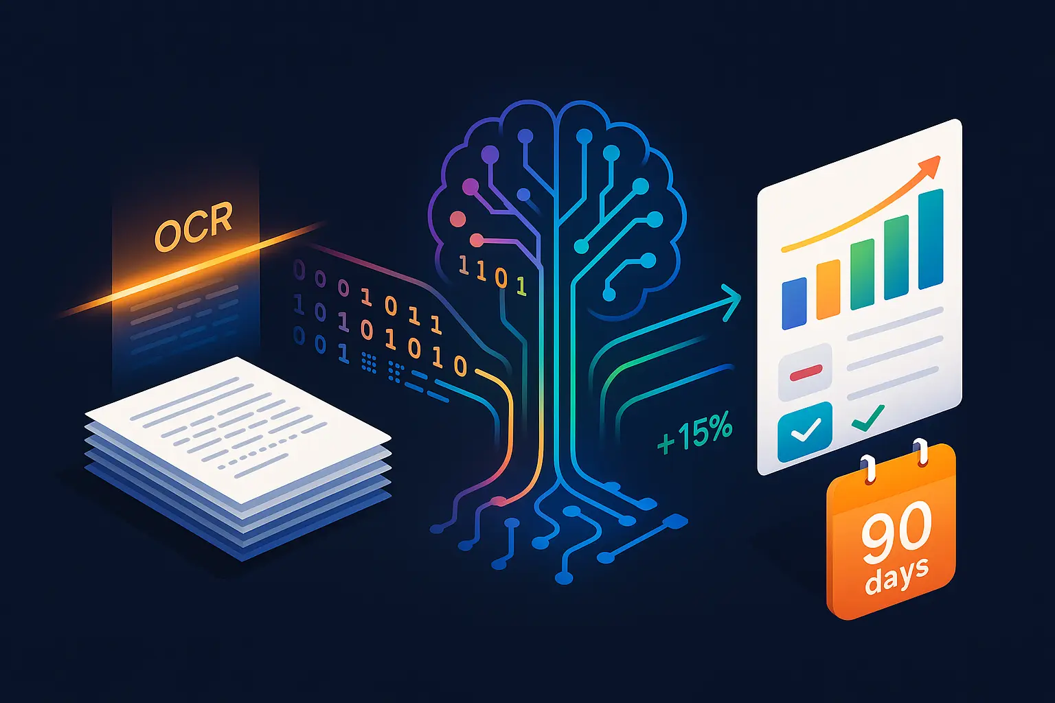 AI document processing: from OCR to measurable outcomes in 90 days