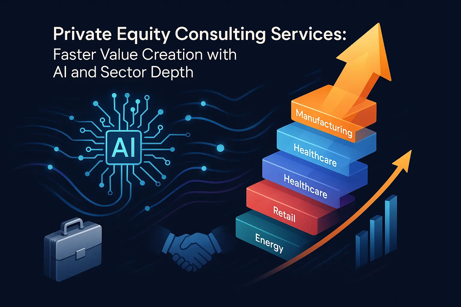 Private equity consulting services: faster value creation with AI and sector depth