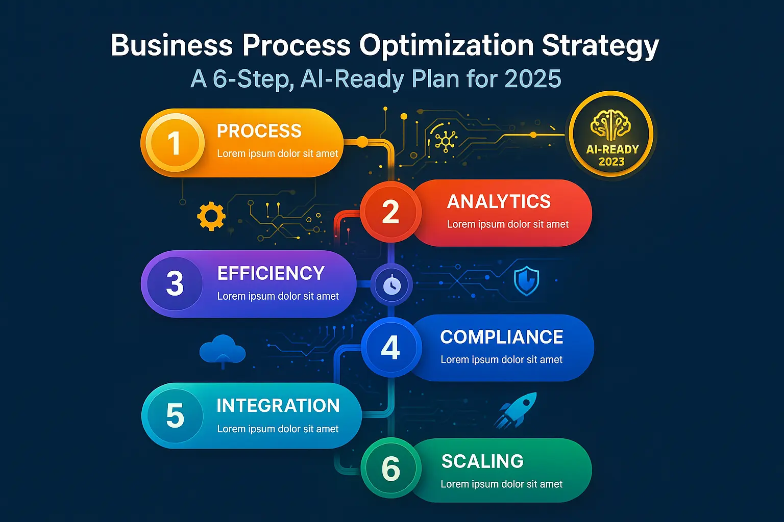 Business Process Optimization Strategy: A 6-Step, AI-Ready Plan for 2025
