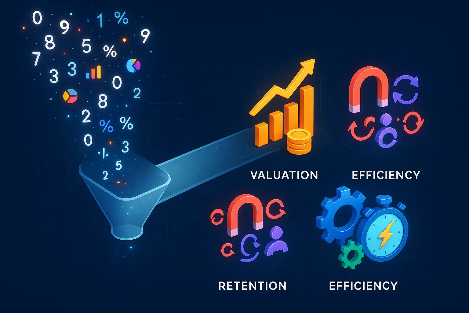 The quantitative analysis: turning numbers into valuation, retention, and efficiency